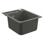 Мойка GROHE K700 с одной чашей, 400 x 500 мм, серый гранит 