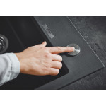 Мойка GROHE K700 с одной чашей, 780 x 510 мм, черный гранит 