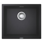 Мойка GROHE K700U с одной чашей, 457 x 406 мм, черный гранит 