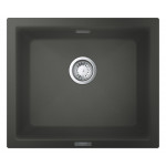 Мойка GROHE K700U с одной чашей, 533 x 457 мм, серый гранит 