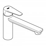 Смеситель для кухонной мойки GROHE BauEdge, хром 
