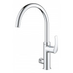 Смеситель для кухонной мойки GROHE Blue Pure Eurosmart, с функцией фильтрации, без фильтра в комплекте, хром 