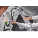 Смеситель для кухонной мойки GROHE Blue Pure Eurosmart, с функцией фильтрации, без фильтра в комплекте, хром 