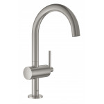 Смеситель для раковины GROHE Atrio, суперсталь 