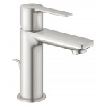 Смеситель для раковины GROHE Lineare с донным клапаном, суперсталь 