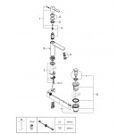 Смеситель для раковины GROHE Lineare, S-Size, хром 