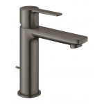 Смеситель для раковины GROHE Lineare с донным клапаном, S-Size, темный графит матовый 