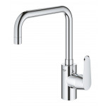 Смеситель для кухонной мойки GROHE Eurodisc Cosmopolitan, высокий излив, хром 