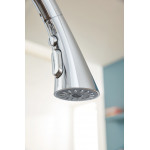 Смеситель для кухонной мойки GROHE Zedra с вытяжным душем 3jet, хром 