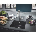 Смеситель для кухонной мойки GROHE Zedra с вытяжным душем 3jet, хром 