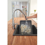 Смеситель для кухонной мойки GROHE Zedra с вытяжным душем 3jet, хром 