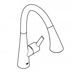 Смеситель для кухонной мойки GROHE Zedra с вытяжным душем 3jet, хром 