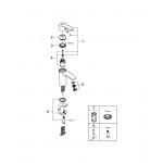 Смеситель для раковины GROHE Eurostyle Cosmopolitan, S-Size, хром 