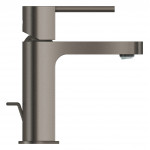 Смеситель для раковины GROHE Plus с донным клапаном, S-Size, темный графит матовый 