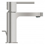 Смеситель для раковины GROHE Plus с донным клапаном, S-Size, суперсталь 