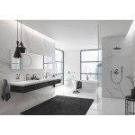 Смеситель для раковины GROHE Essence с донным клапаном, L-Size, темный графит матовый 
