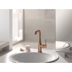Смеситель для раковины GROHE Essence с донным клапаном, L-Size, теплый закат матовый 