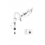 Смеситель для кухонной мойки GROHE Concetto, хром 