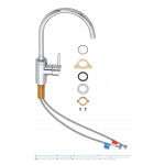 Смеситель для кухонной мойки GROHE Concetto, хром 