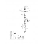 Смеситель для раковины GROHE Euroeco, S-Size, хром 