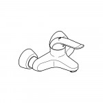 Смеситель для раковины GROHE Euroeco Special (вынос 156 мм, длина рычага 120 мм), хром 