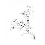 Смеситель для ванны GROHE Eurosmart Cosmopolitan универсальный, хром (32847000)