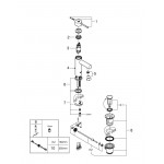 Смеситель для раковины GROHE Essence, S-Size, хром 