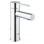 Смеситель для раковины GROHE Essence с цепочкой и низким изливом, хром 
