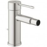 Смеситель для биде GROHE Essence с донным клапаном, суперсталь 