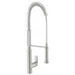 Смеситель для кухонной мойки GROHE K7 профессиональный, суперсталь 