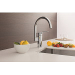 Смеситель для кухонной мойки GROHE Eurosmart, хром 