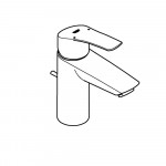 Смеситель для раковины GROHE Eurosmart, S-Size, хром 