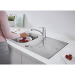 Смеситель для кухонной мойки GROHE Eurosmart с поворотным изливом, хром 