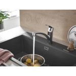 Смеситель для кухонной мойки GROHE Eurosmart с поворотным изливом, хром 
