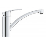 Смеситель для кухонной мойки GROHE Eurosmart с поворотным изливом, хром 