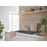 Смеситель для кухонной мойки GROHE Eurosmart с поворотным изливом, хром 