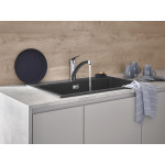 Смеситель для кухонной мойки GROHE Eurosmart с поворотным изливом, хром 