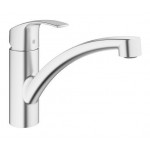 Смеситель для кухонной мойки GROHE Eurosmart с поворотным изливом, суперсталь 