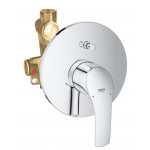 Смеситель для ванны GROHE Eurosmart скрытого монтажа, в комплекте с монтажной частью, хром 