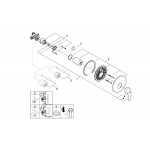 Смеситель для душа GROHE Eurosmart скрытого монтажа, в комплекте с монтажной частью, хром 