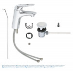 Смеситель для раковины GROHE Eurostyle, S-Size, хром 