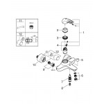 Смеситель для ванны GROHE Eurostyle, хром 