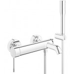 Смеситель для ванны GROHE Essence с душевым гарнитуром, хром 