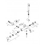 Смеситель для ванны GROHE Essence с душевым гарнитуром, хром 