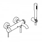 Смеситель для ванны GROHE Essence с душевым гарнитуром, хром 