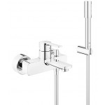 Смеситель для ванны GROHE Lineare с душевым гарнитуром, хром 