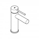 Смеситель для раковины GROHE Essence с низким изливом, хром 
