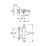 Термостат для ванны GROHE Grohtherm Special, хром 