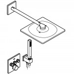 Набор для комплектации душа, GROHE SmartControl, с душевым гарнитуром и верхним душем, хром