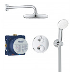 Набор для комплектации душа, с Tempesta 210, GROHE Grohtherm, хром